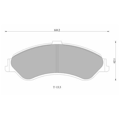 Front Brake Rotors & Pads for Falcon Fairmont LTD Fairlane AU (2000 - 2003)