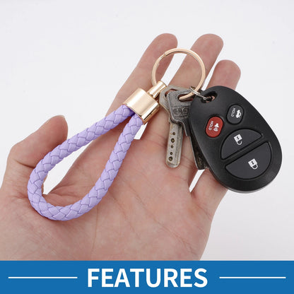Car Keychain with Ring Zinc Alloy Gold Tone for Universal Use