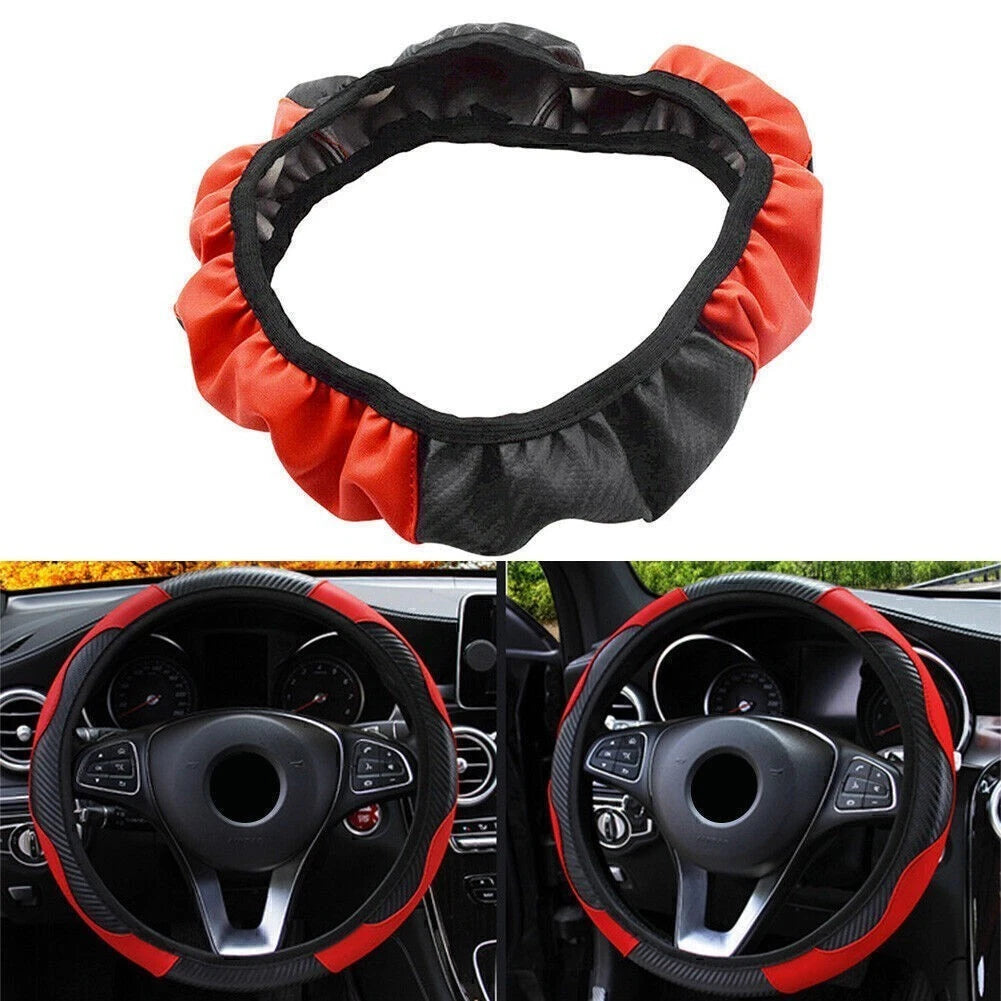 Steering Wheel Cover for Universal Fit Car SUV (38cm/15inch)