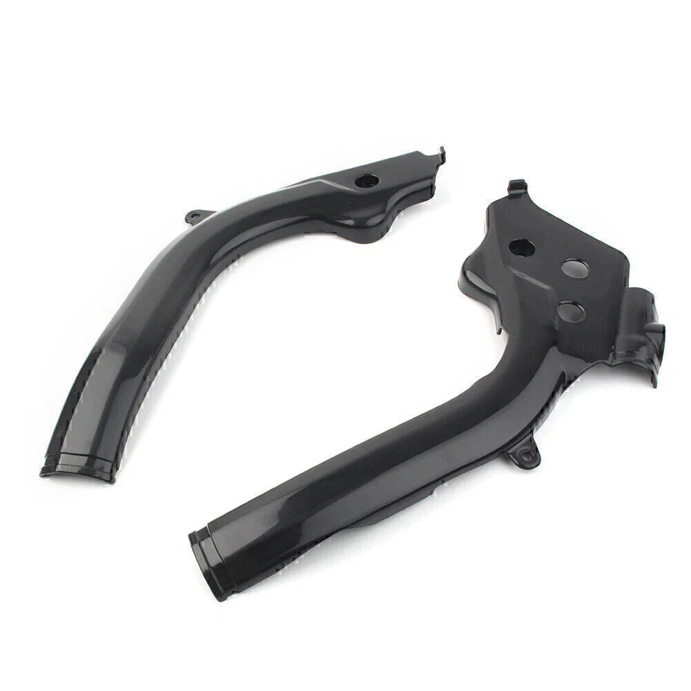 Black Plastic Frame Guards for KTM SX SXF EXC 125 250 350 450 (2016-2018)