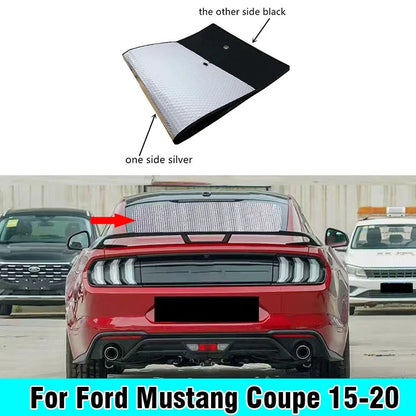 Rear Windshield Privacy Sunshade for Ford Mustang Coupe (2015–2020)
