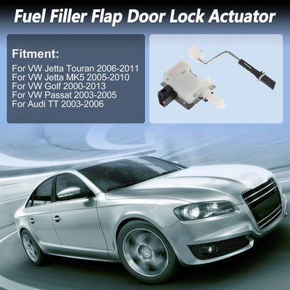 Fuel Filler Flap Door Latch Lock Actuator Motor for VW Jetta, Touran (2006–2019)