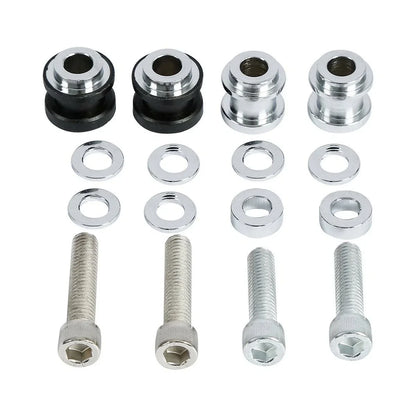 Detachable Chrome Docking Hardware Kit for Harley Fat Boy Breakout (2018-2025)