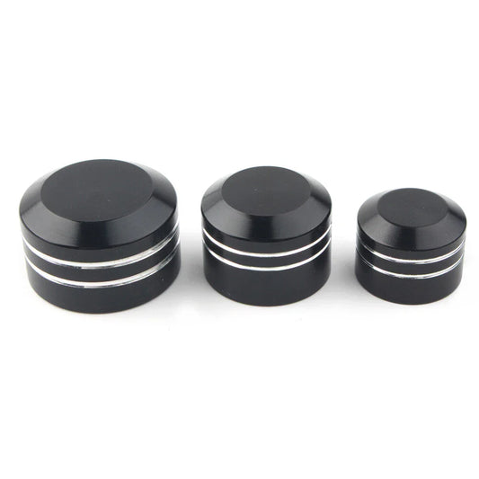 10 x Black CNC Inner 9/11/13mm Motor Bolt Topper Caps for Harley