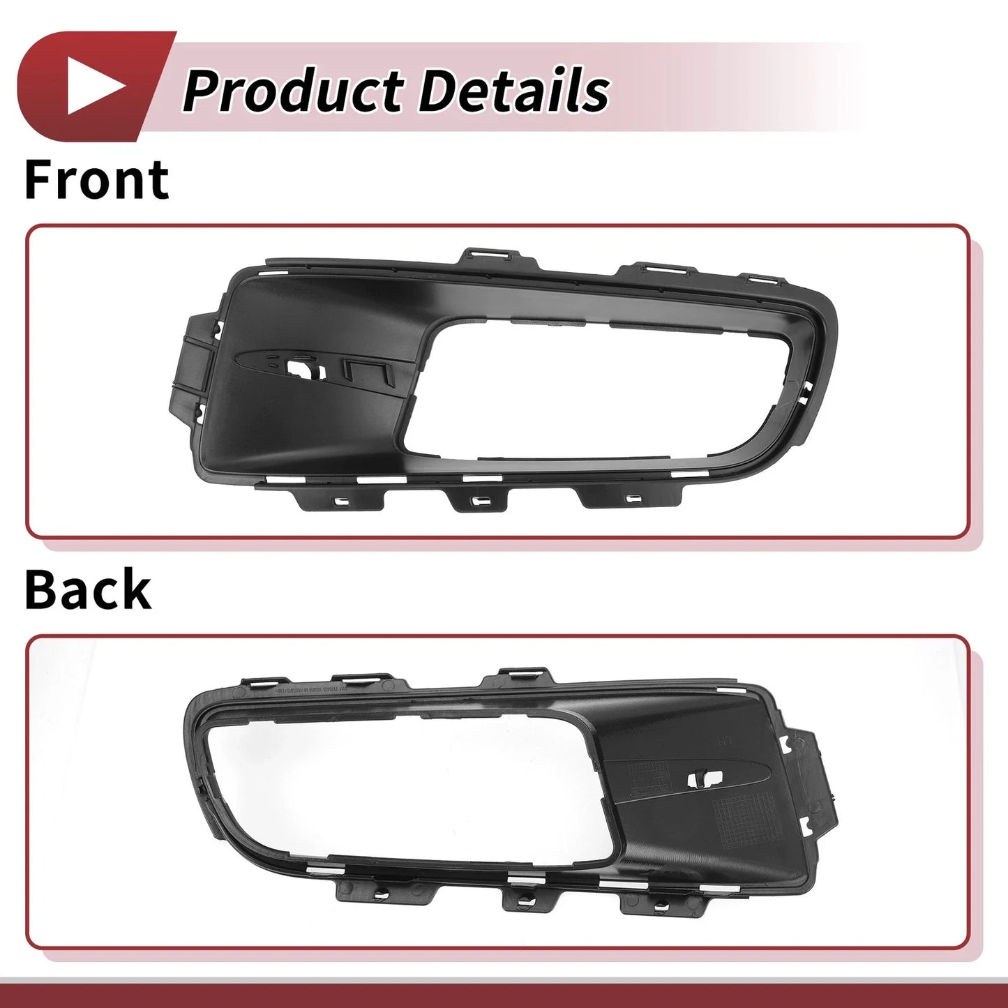 1 Pc Front Left Fog Light Grill for BMW X5 (2007-2010)
