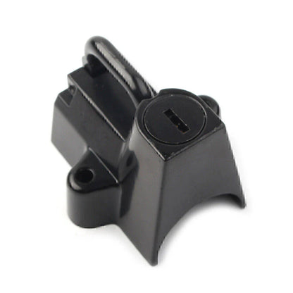 Black Motorcycle Helmet Lock for Harley-Davidson Softail, Road King, FatBoy