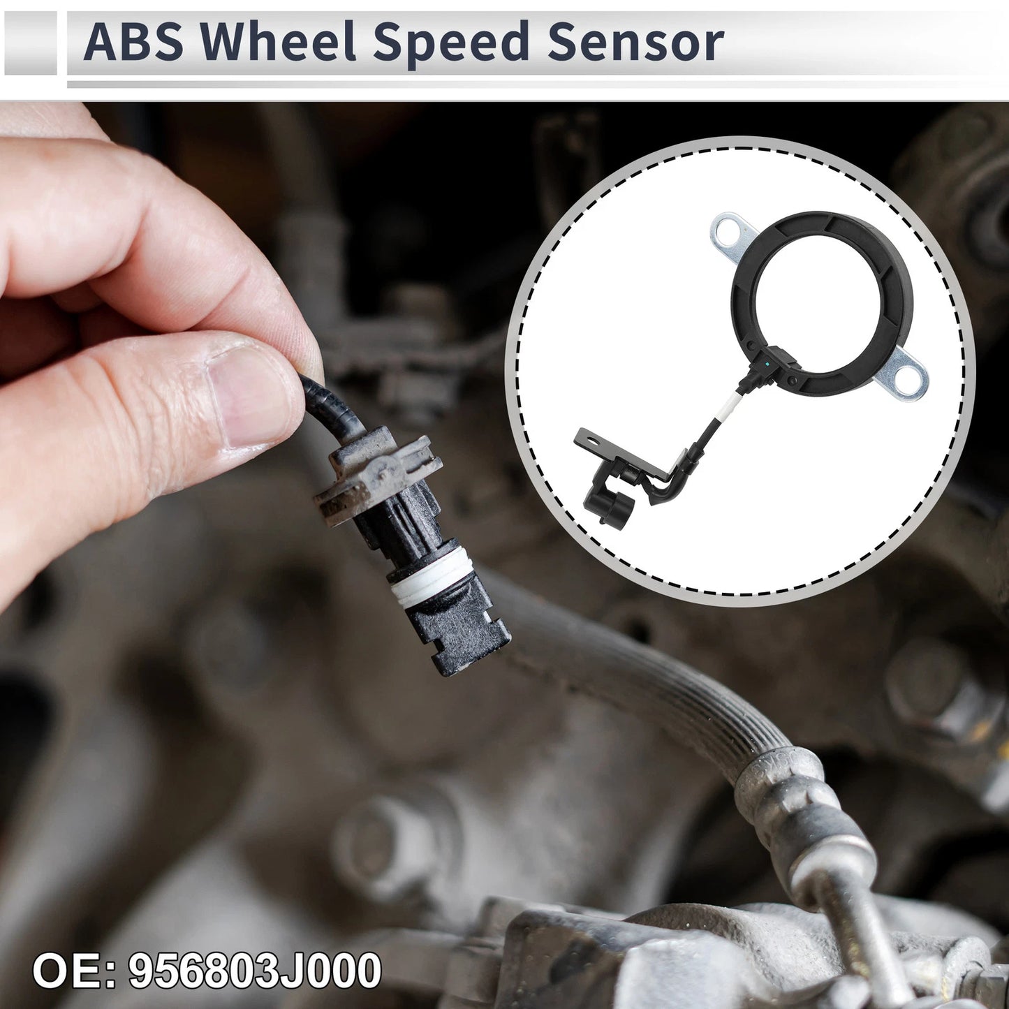 ABS Wheel Speed Sensor No. 956803J000 for Kia Sorento (2011–2012) AWD