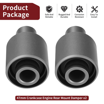 Crankcase Engine Rear Mount Damper for Yamaha RZ350 (1984–1985)