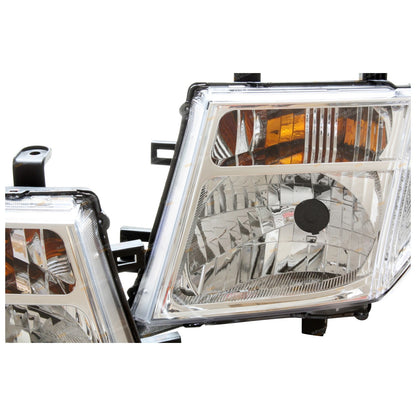 Set of 2 Replacement Headlights for Nissan Navara D40 (2008)