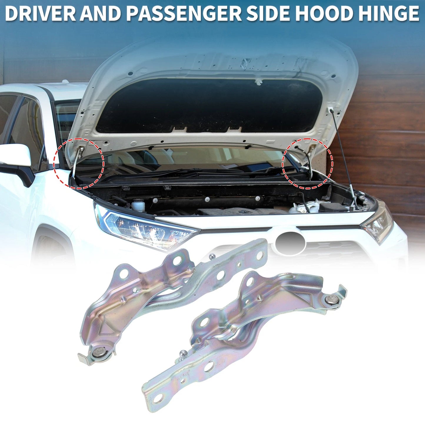 Hood Hinges for Hyundai Sonata (2015–2019) No. 79120C1000 Pair