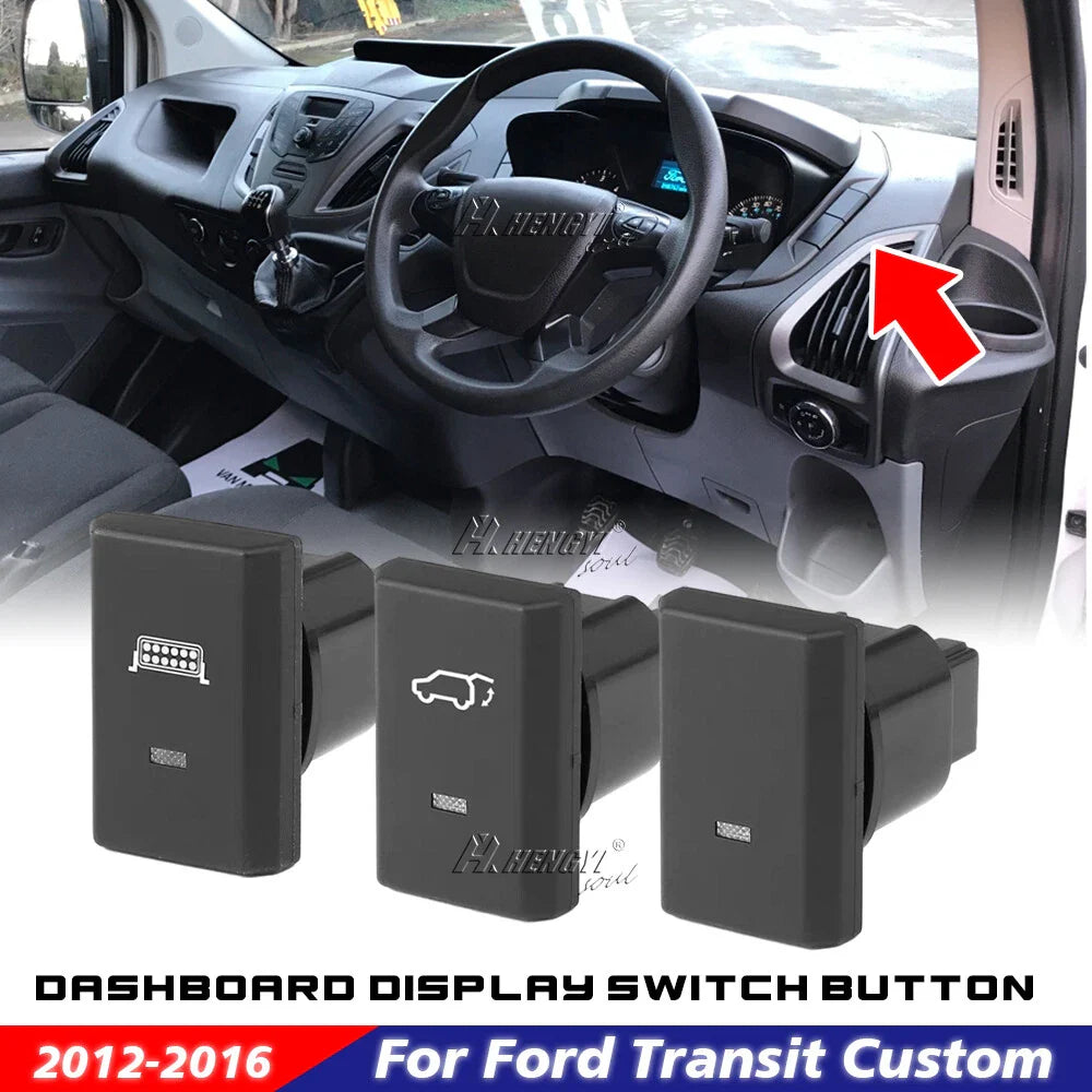 Dashboard Display Right Switch Button for Ford Transit Custom (12-17)