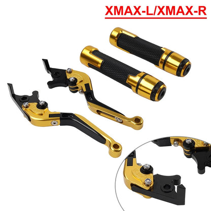 Set of 2 Gold Brake Clutch Levers for Yamaha XMAX 125/250/300/400