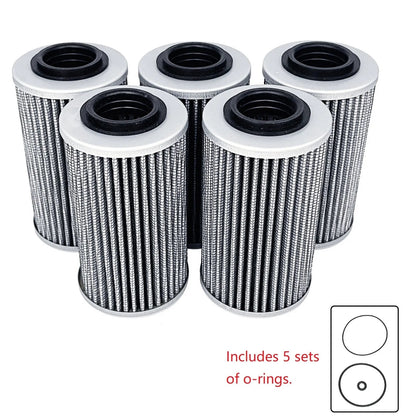 Set of 5 Oil Filters with O-rings for Can Am Sea Doo Rotax 1503 1630