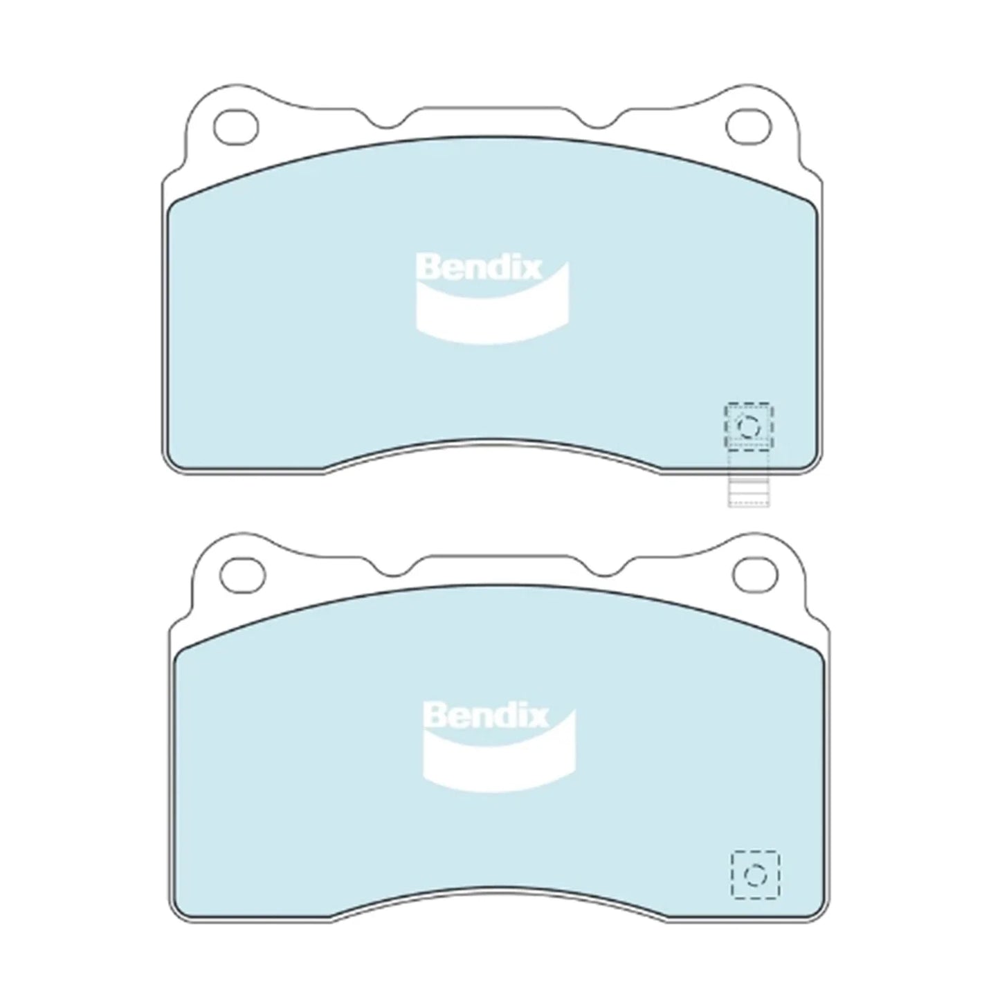 Front Brake Pads for Mitsubishi Lancer Evolution IX (2005 - 2007)