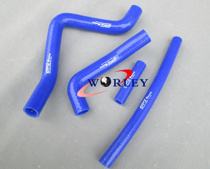 Silicone Radiator Hose for KAWASAKI KX125 1999-2002 - Green