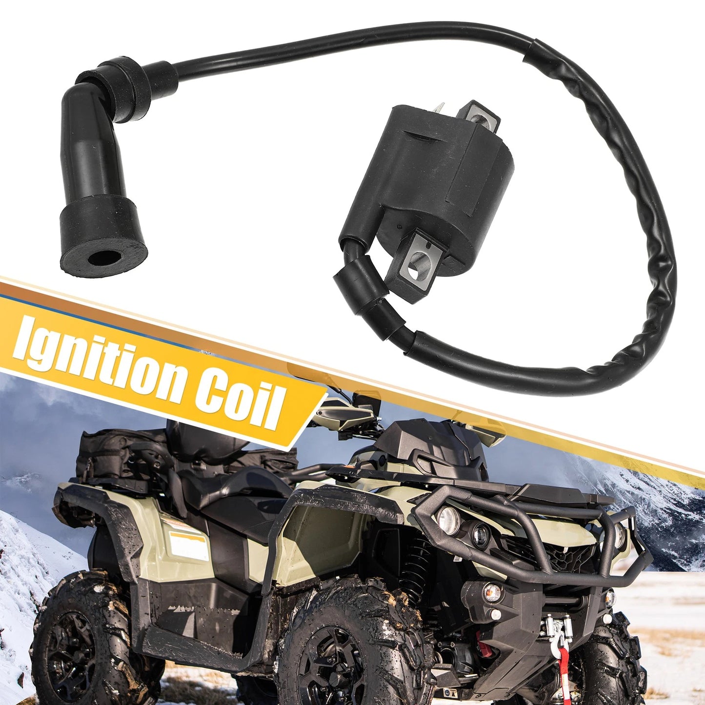 Ignition Coil for Yamaha Big Bear 400 (1998–2001) YFM400A YFM400 YFM400F