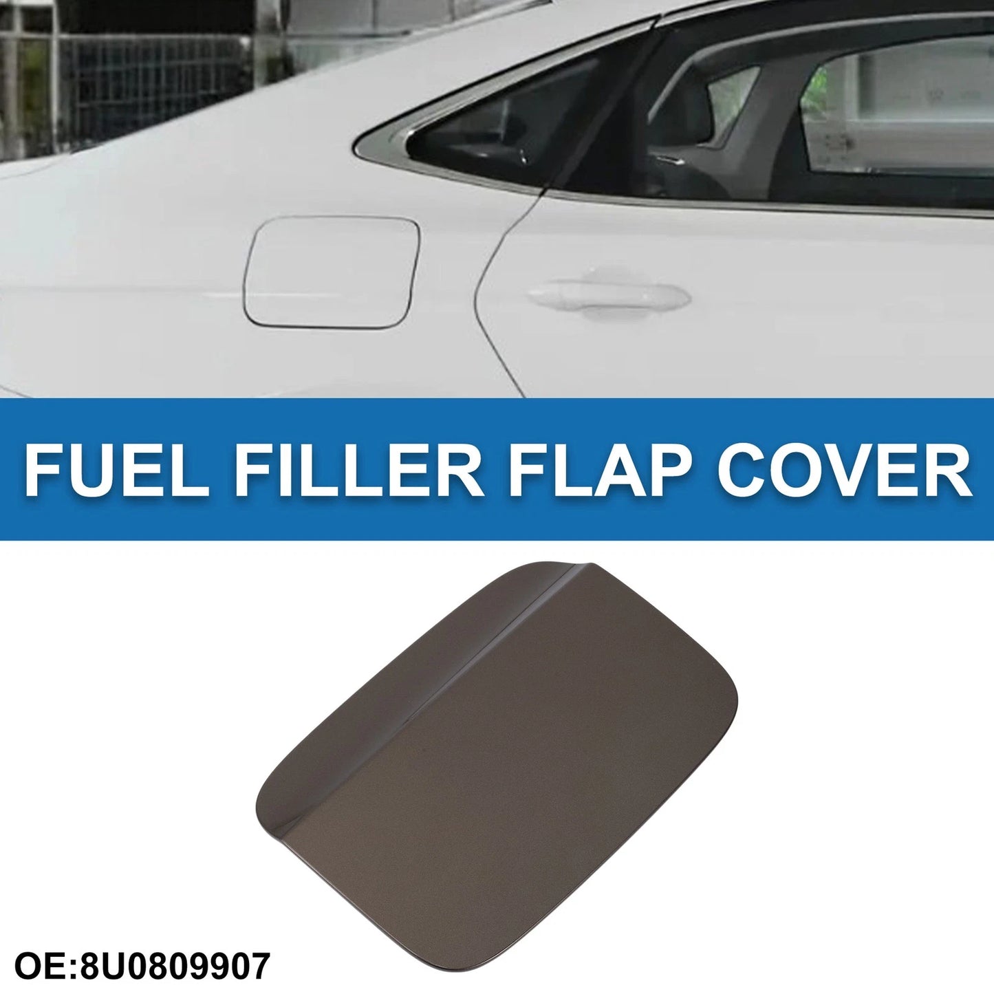 Fuel Tank Door Cap for Audi Q3 (2013–2018) No. 8U0809907 Brown