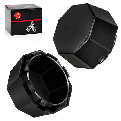 Set of 2 Black Center Wheel Hub Caps for Polaris Sportsman 570 SP (2015–2016)