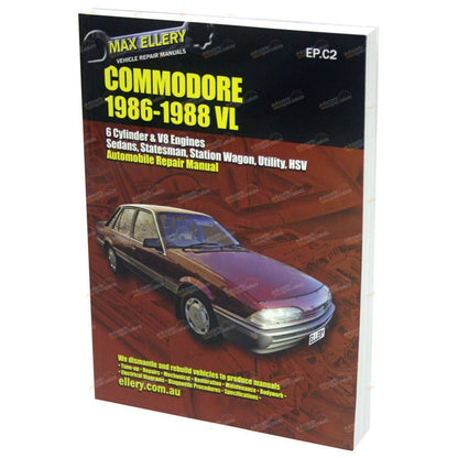 Workshop Repair Manual for Holden Commodore VL (1986–1988) Turbo
