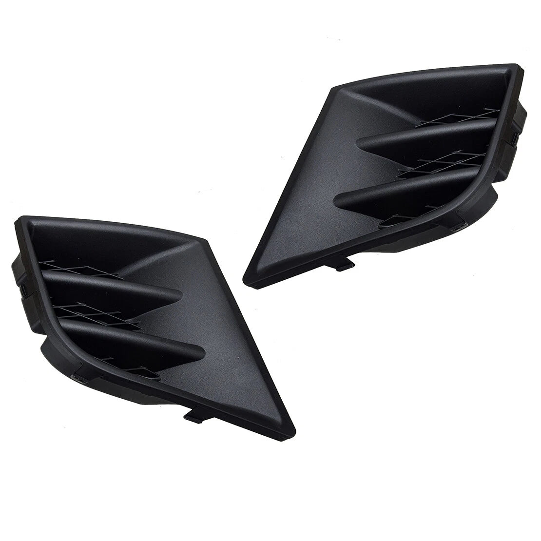 1 Pair Front Bumper Fog Light Grille Covers for Peugeot 107 (2009-2012)