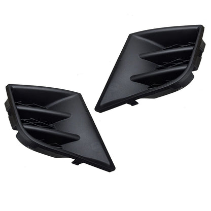 1 Pair Front Bumper Fog Light Grille Covers for Peugeot 107 (2009-2012)