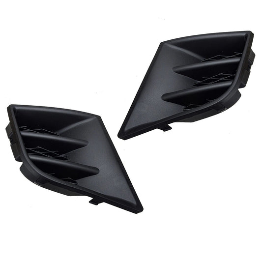 1 Pair Front Bumper Fog Light Grille Covers for Peugeot 107 (2009-2012)