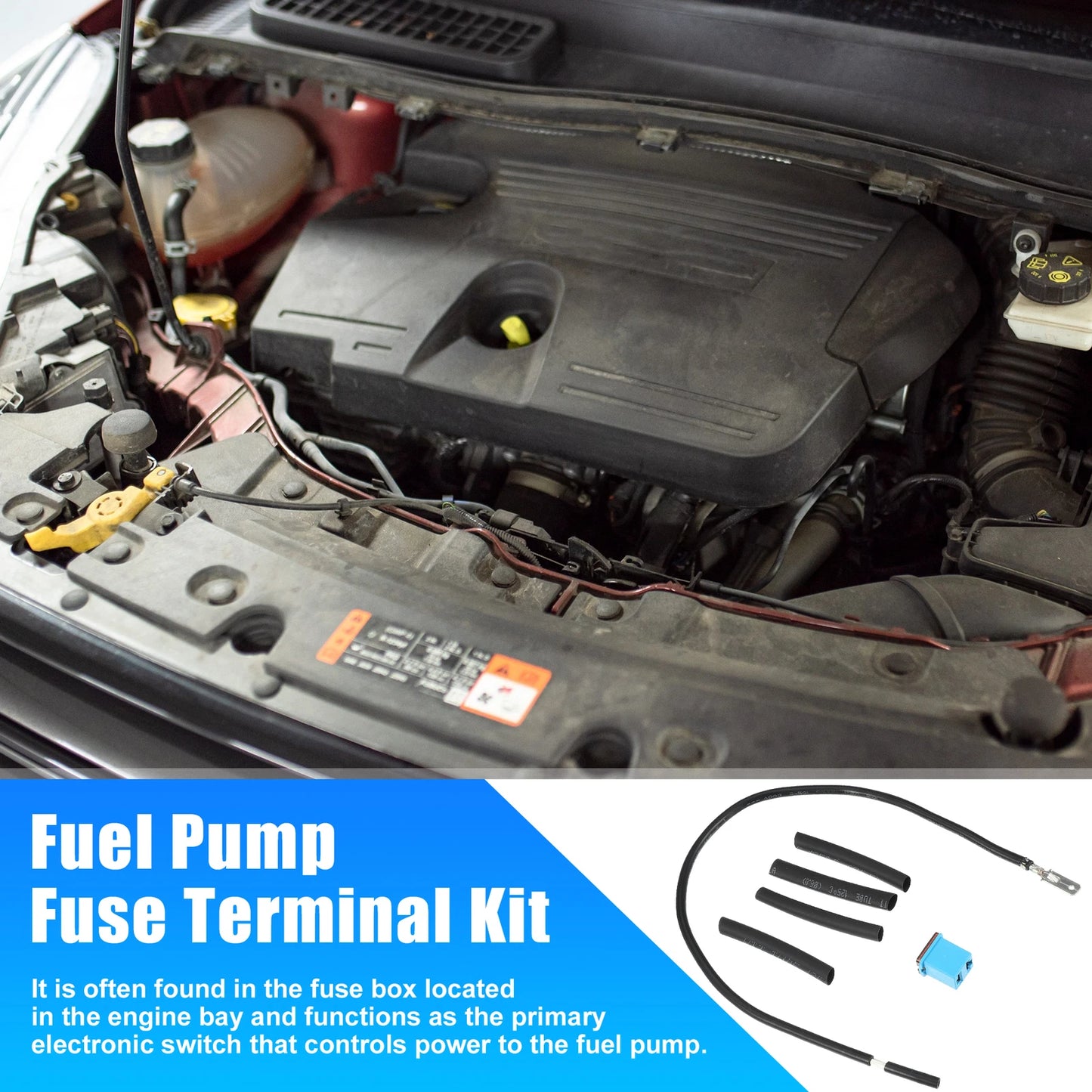 Set of 1 Fuel Pump Fuse Relocation Terminal Kit 926-034 for Ford F150 (2009–2014)