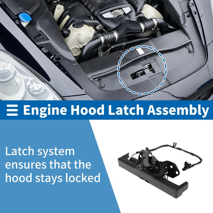 Hood Latch Assembly for Kia Forte (2019–2021) No. 81130M6000 1 Pc