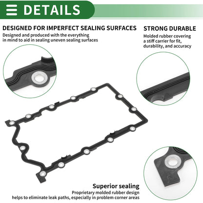 Oil Pan Gasket for Mini Cooper 1.6L L4 (2002–2008) No.11131487221