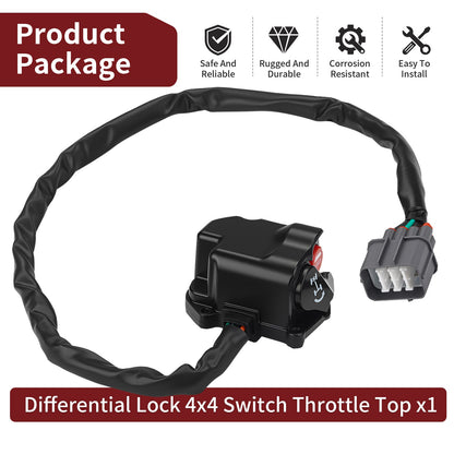 Differential Lock Switch for Honda TRX500/520 Foreman Rubicon (2015–2024)