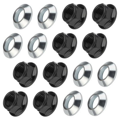 16pcs Lug Nuts for Honda TRX400EX TRX400X TRX450R TRX450ER TRX700XX (2000–2014)