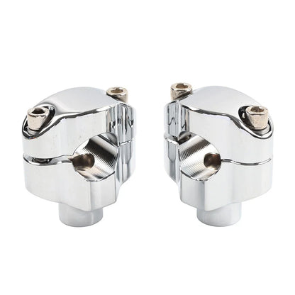 1.65" Tall Handlebar Riser Mount Clamp for Harley Dyna Softail Sportster
