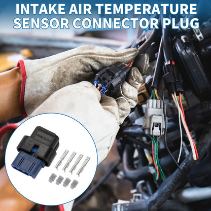 Intake Air Temperature Sensor Connector Plug for Ford (No.CU2Z14S411AYA)