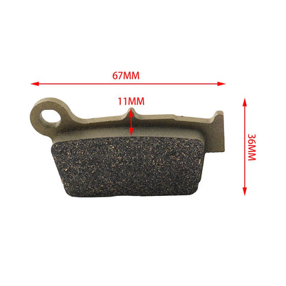 Rear Brake Pads for YAMAHA YZ125, YZ250, YZ450 (2003-2021)