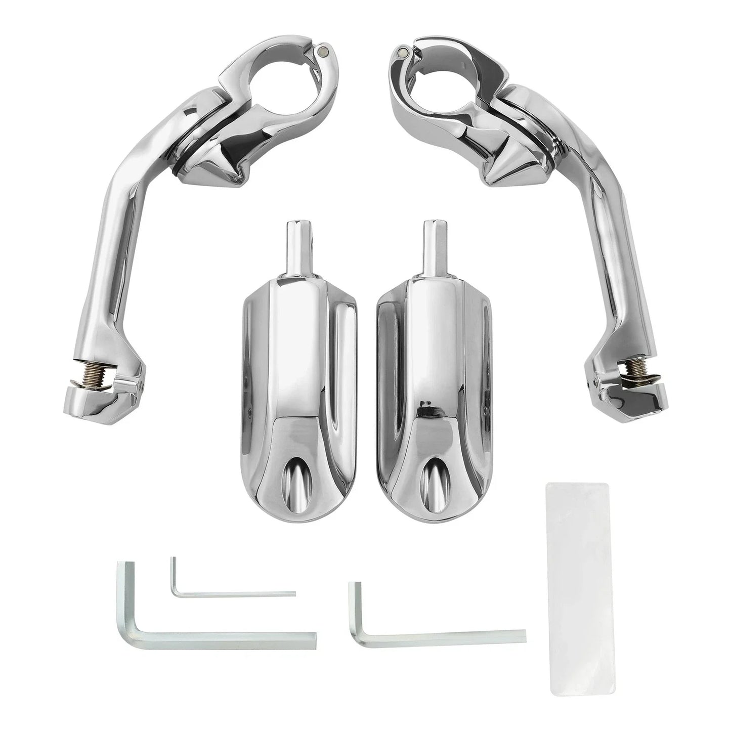 1 1/4" Long Angled Foot Pegs for Harley