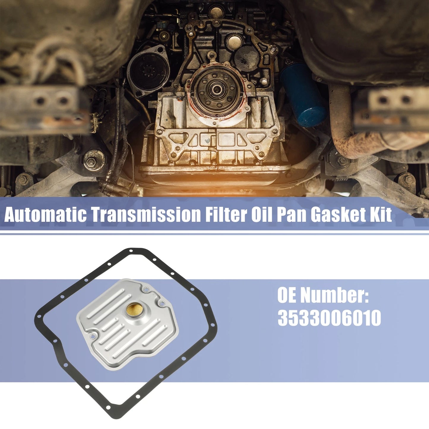 Set of 1 Transmission Filter Oil Pan Gasket Kit for Toyota RAV4 (1996–2000)
