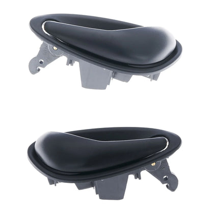2 x Front Door Handle Inner Black for Holden Commodore (1997–2007)