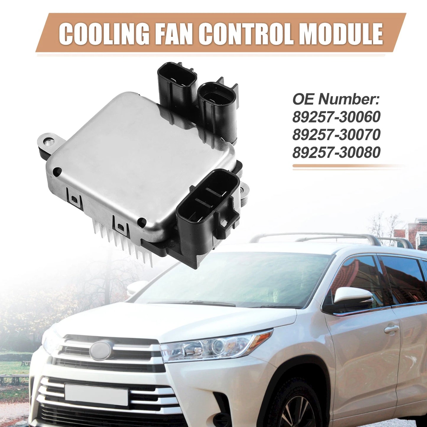 Engine Cooling Fan Control Module for Toyota (89257-30060)