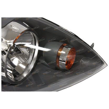 RH Black Headlight for Ford Fiesta WQ (2005–2008)