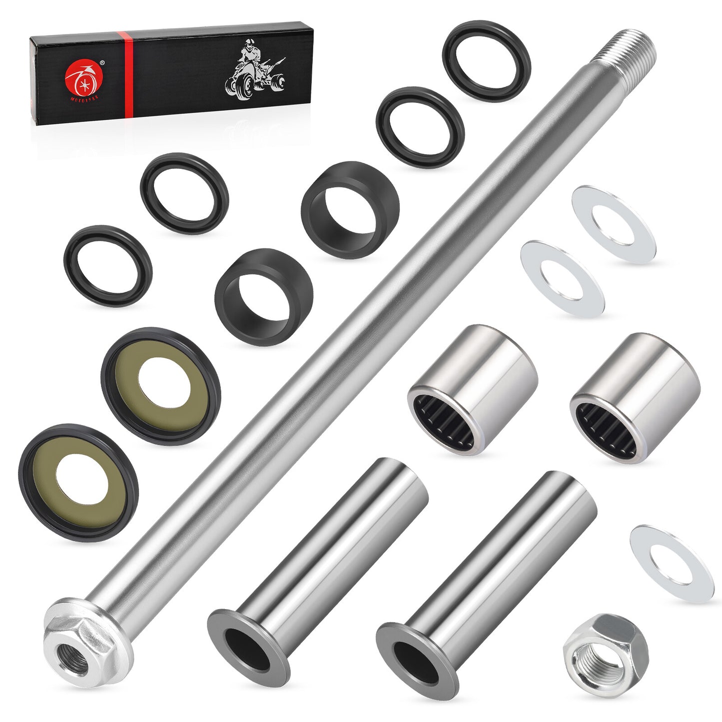 Swing Arm Pivot Bolt Bearing Seal Kit for Suzuki Quadsport Z400 (2003–2014)
