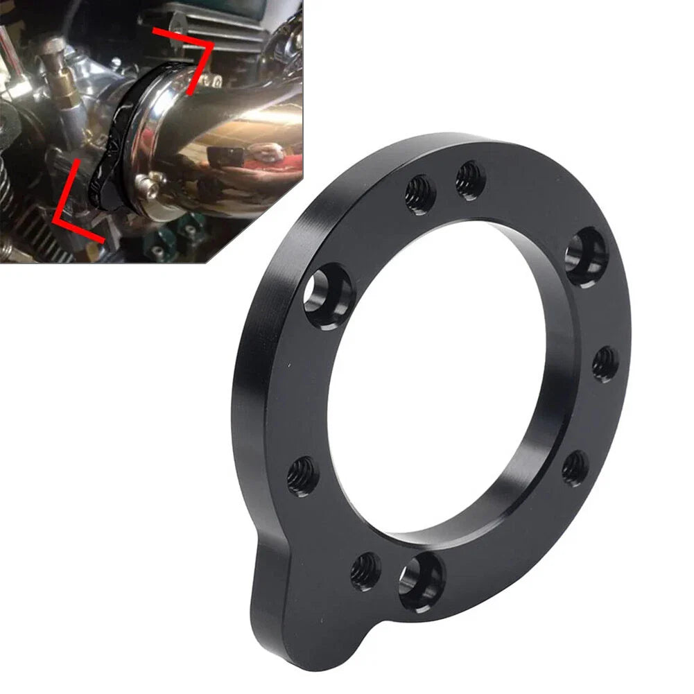 BLK Air Filter Cleaner Adapter Plate for Harley CV & S&S Super E G Carburetor