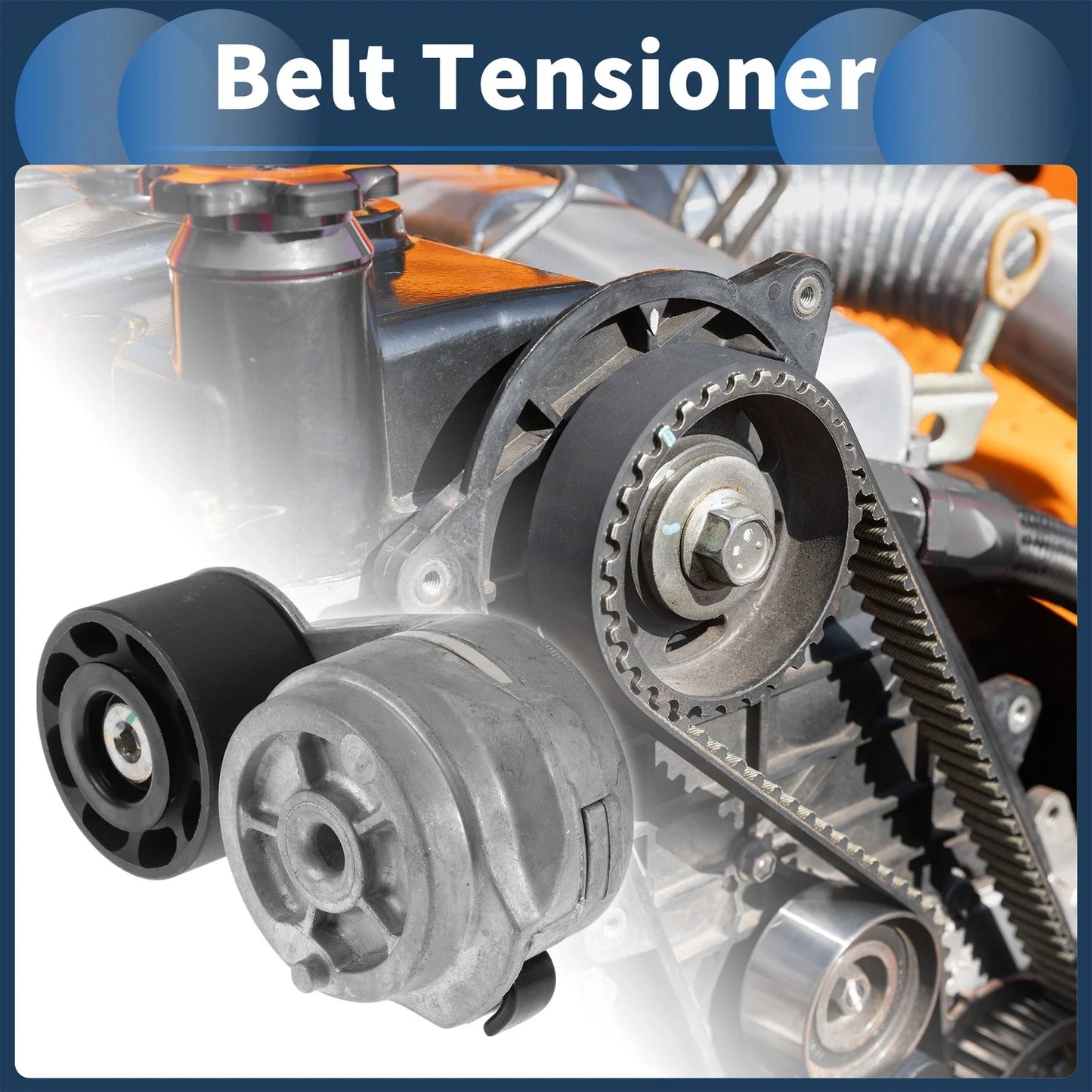 Belt Tensioner for Chevrolet C7500 Kodiak (2004-2009) - Durable Metal 1 x Pc