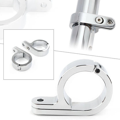 Universal Motorcycle Handlebar Mount Clamp Clock for 1.25" Bars