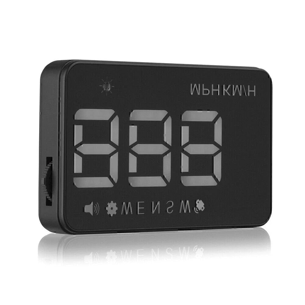 3.5" Universal Car Over Speed Warning Speedometer HUD GPS Display
