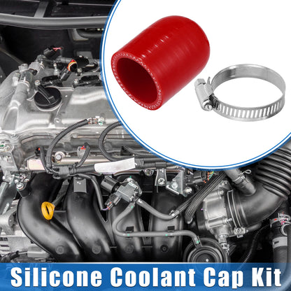 Reinforced Silicone Coolant Cap Kit for Turbo Bypass Valve (1.26" ID)