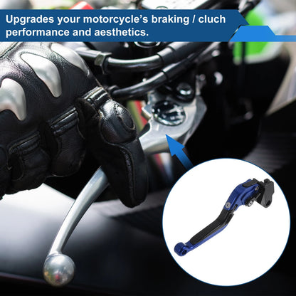 Adjustable Brake Clutch Lever for Kawasaki Vulcan S 650 (2015–2023) Blue Black