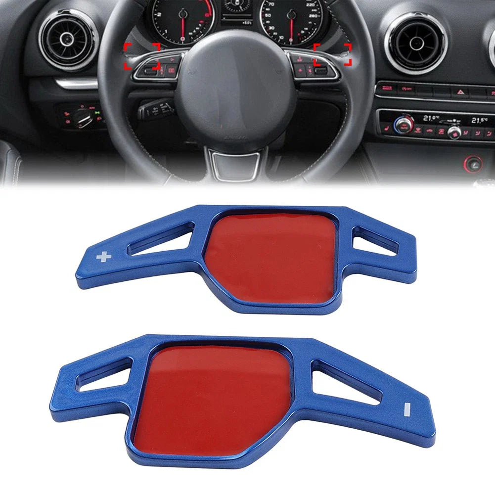 Steering Wheel Shifter Paddle Extensions for Audi A3 A4 A5 A6 A7 A8