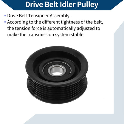 Drive Belt Idler Pulley for Honda CR-V, Acura (2012-2014) - 1 x Pulley