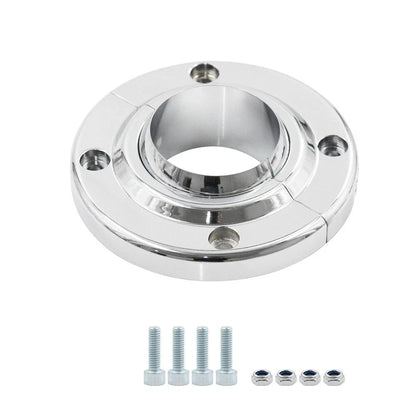 2" Aluminum Alloy Swivel Steering Column Floor Mount Chrome for SBC BBC