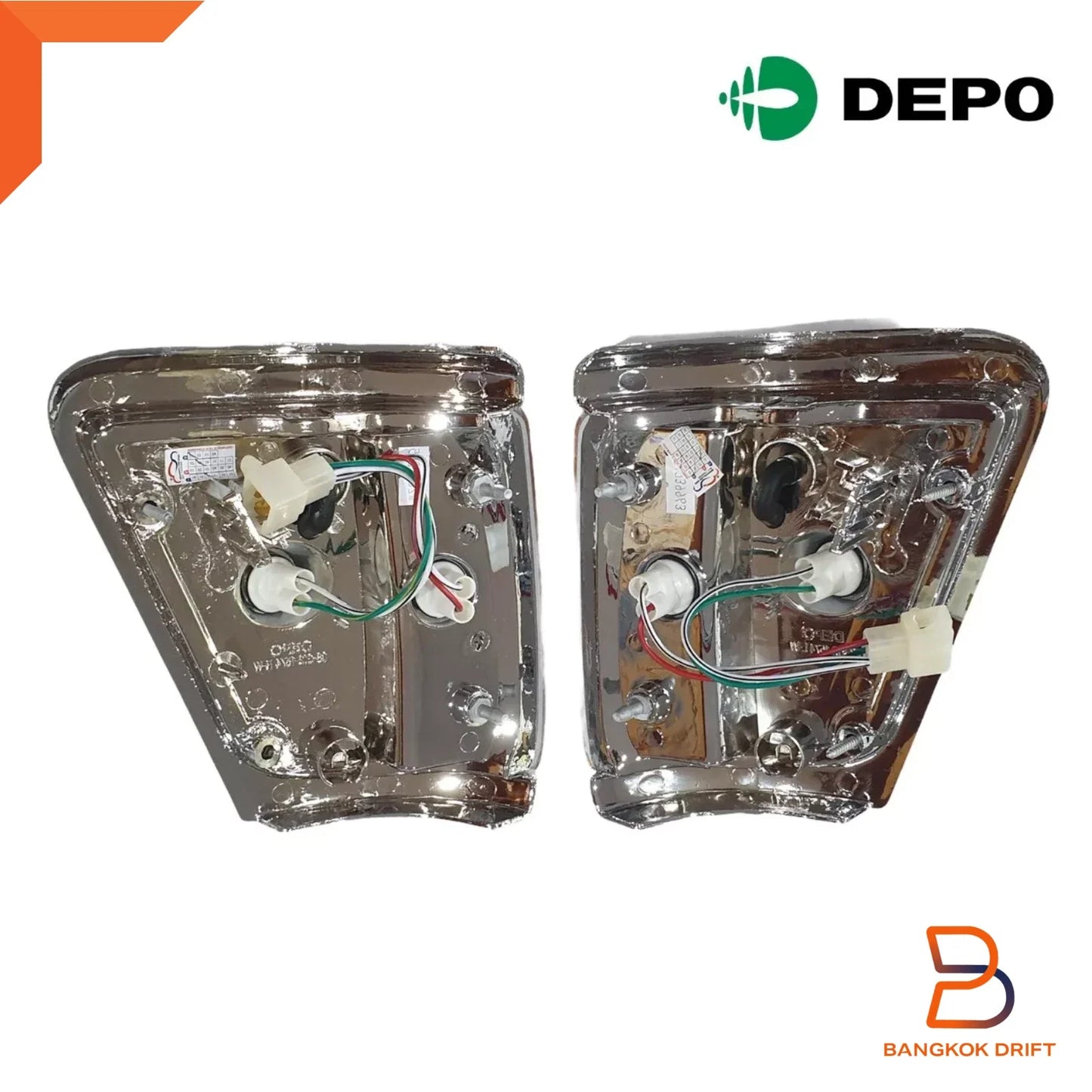 Chrome Corner Lamp Light for Toyota Hilux Ute LN111 4WD 4Runner Surf (92-96)